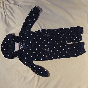 Carters Fleece Hooded Jumpsuit